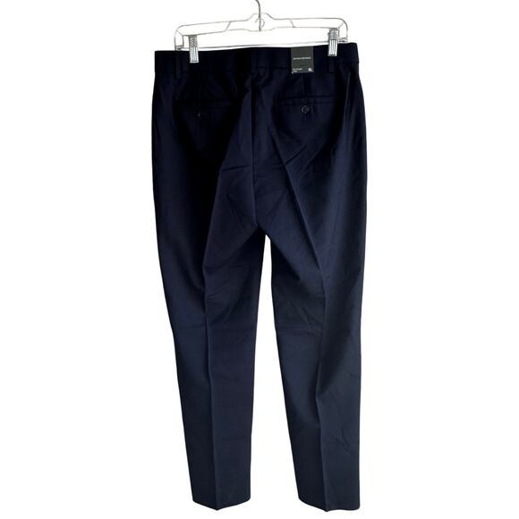 Banana Republic TALL Siena Slim Italian Wool Ankle Pant Navy Blue 8 444805 - Picture 7 of 12